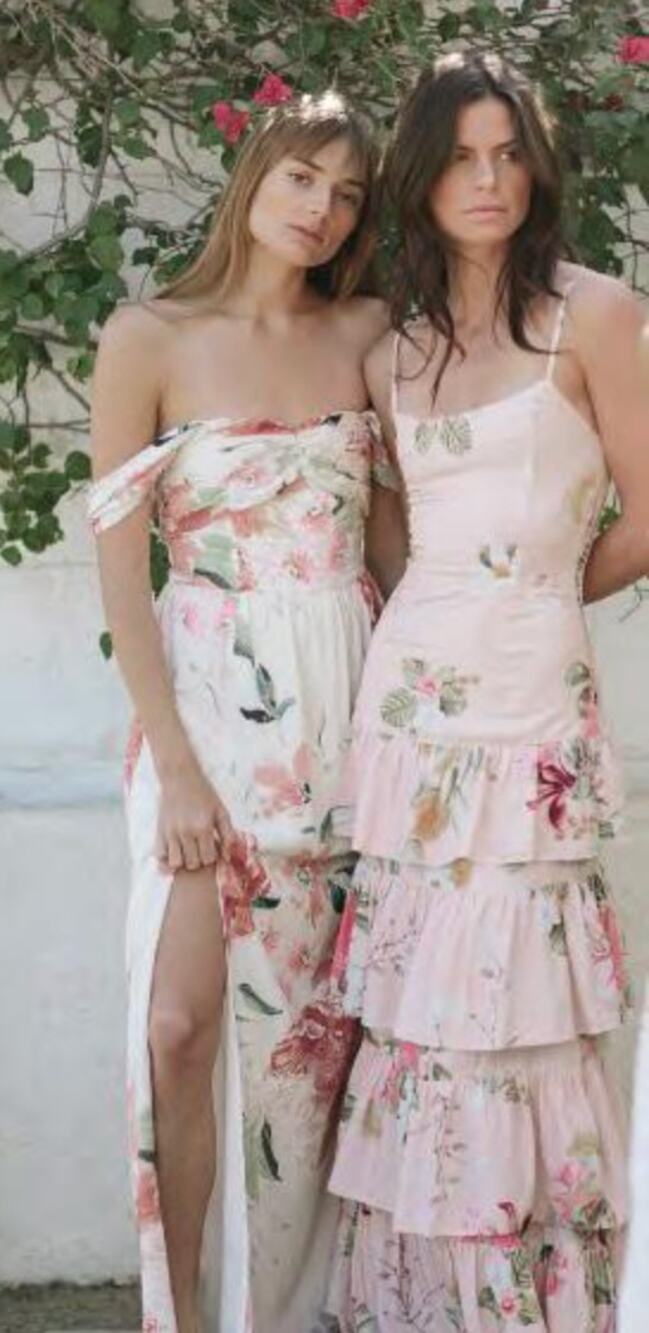 Pretty Plum Sugar Floral Convertible Maxi Dress